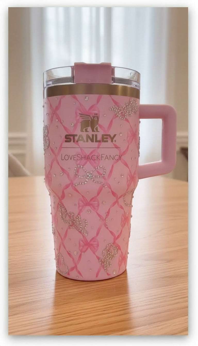 Glitter Bow Tumbler Limited Edition