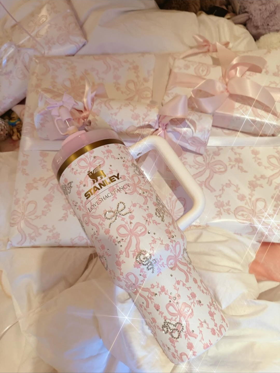 Glitter Bow Tumbler Limited Edition